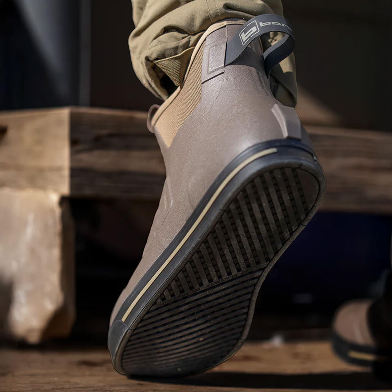 Banded Men's Black Label Elite Deck Boots | Waterproof Non-Slip Rubber All-Season Hunting Boots w/EVA Footbed & Pull-On Loops - Image 7